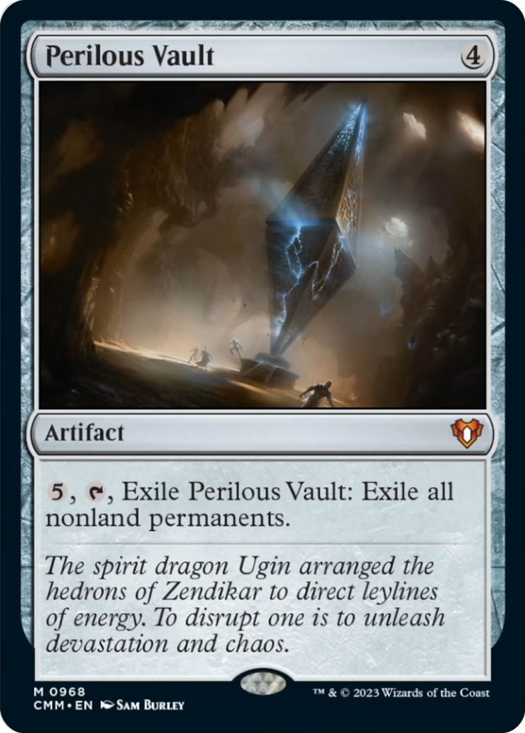 Perilous Vault [Commander Masters] | Dragon's Lair Comics and Fantasy Houston TX