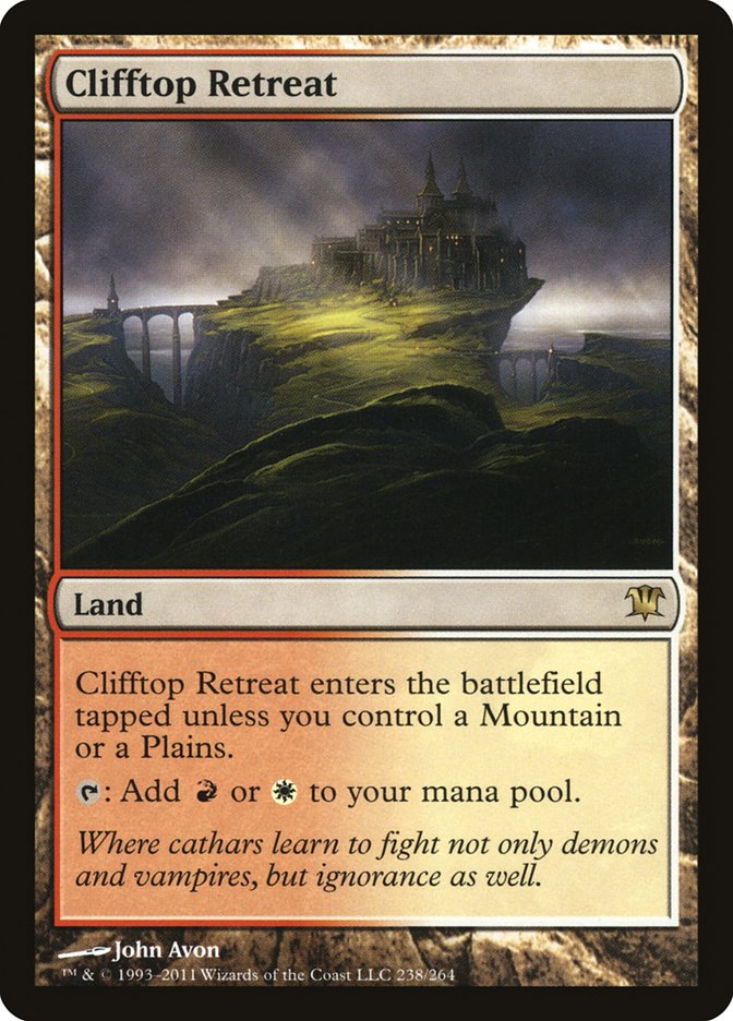 Clifftop Retreat [Innistrad] | Dragon's Lair Comics and Fantasy Houston TX