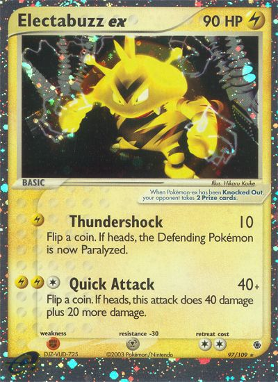 Electabuzz ex (97/109) [EX: Ruby & Sapphire] | Dragon's Lair Comics and Fantasy Houston TX