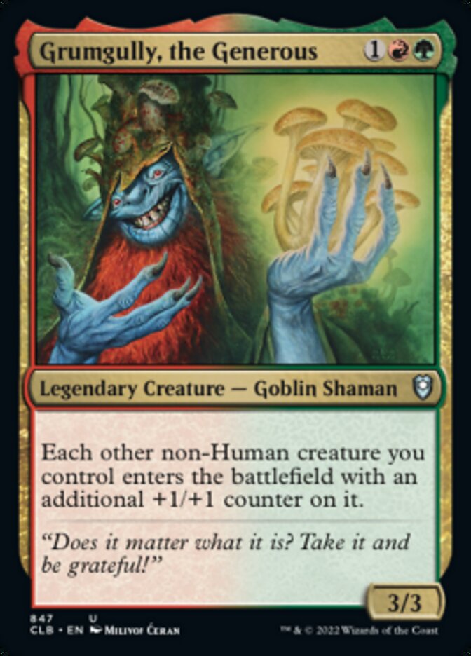 Grumgully, the Generous [Commander Legends: Battle for Baldur's Gate] | Dragon's Lair Comics and Fantasy Houston TX