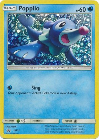 Popplio (SM03) (General Mills Promo) [Sun & Moon: Black Star Promos] | Dragon's Lair Comics and Fantasy Houston TX