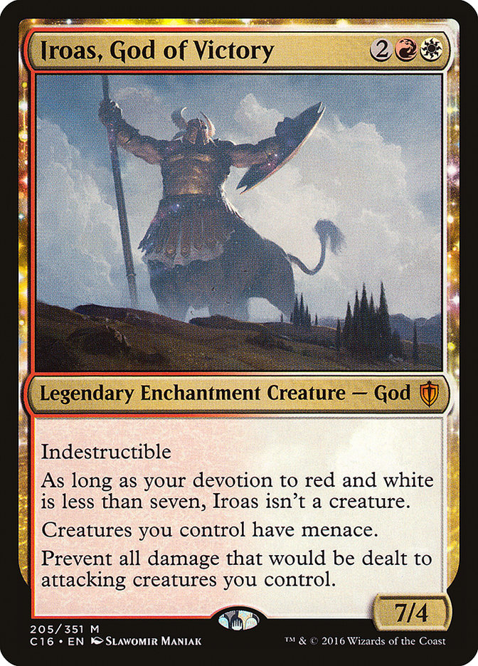 Iroas, God of Victory [Commander 2016] | Dragon's Lair Comics and Fantasy Houston TX