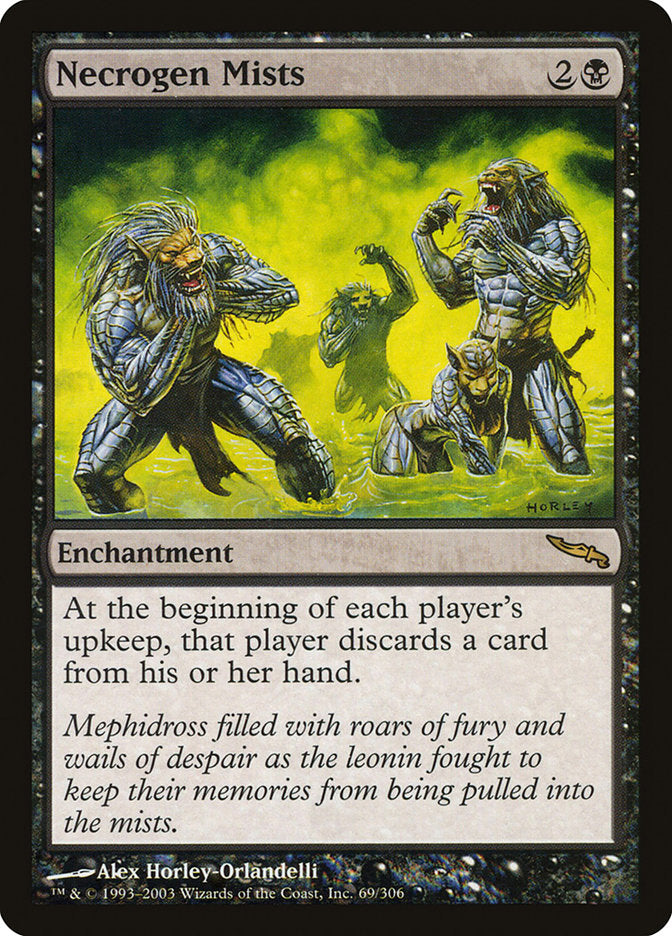 Necrogen Mists [Mirrodin] | Dragon's Lair Comics and Fantasy Houston TX