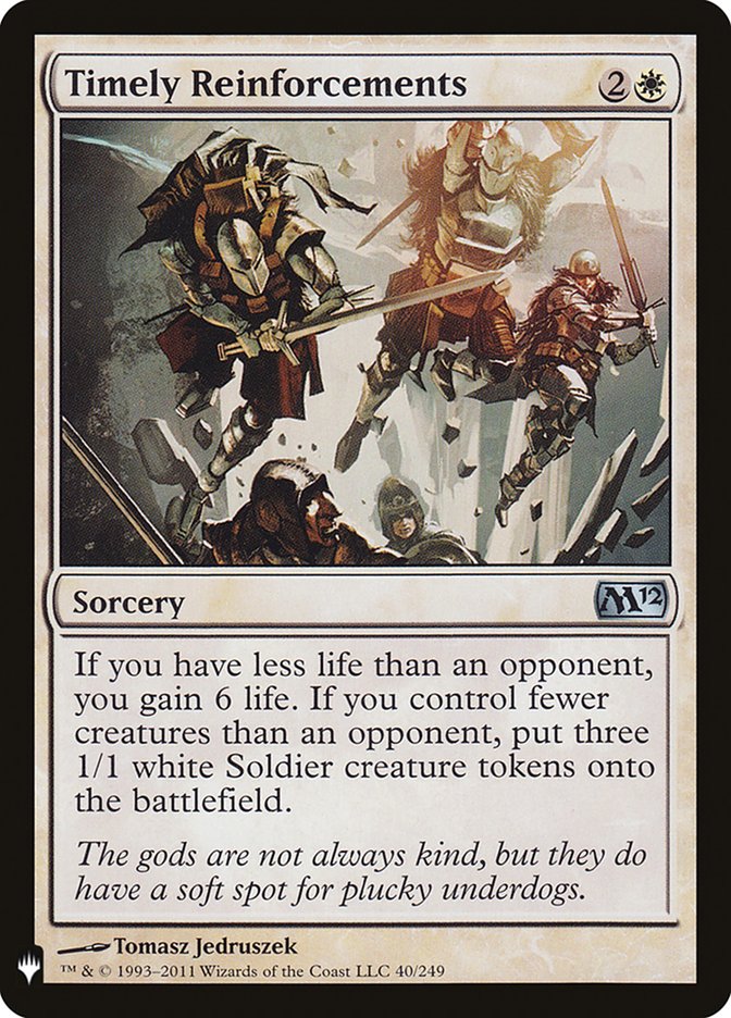 Timely Reinforcements [Mystery Booster] | Dragon's Lair Comics and Fantasy Houston TX