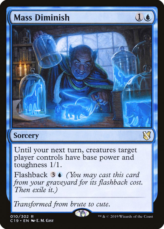 Mass Diminish [Commander 2019] | Dragon's Lair Comics and Fantasy Houston TX