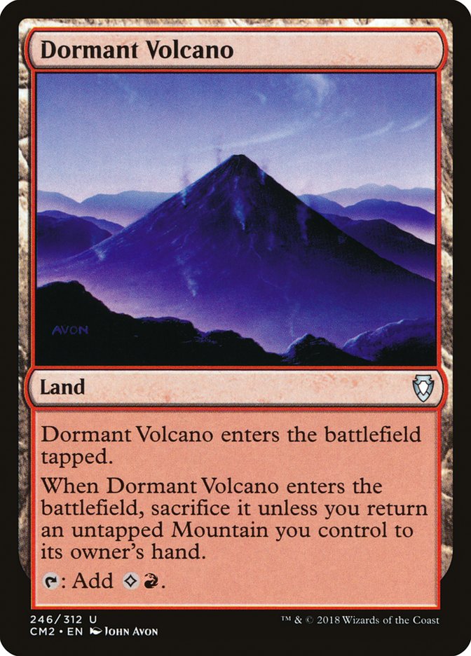 Dormant Volcano [Commander Anthology Volume II] | Dragon's Lair Comics and Fantasy Houston TX