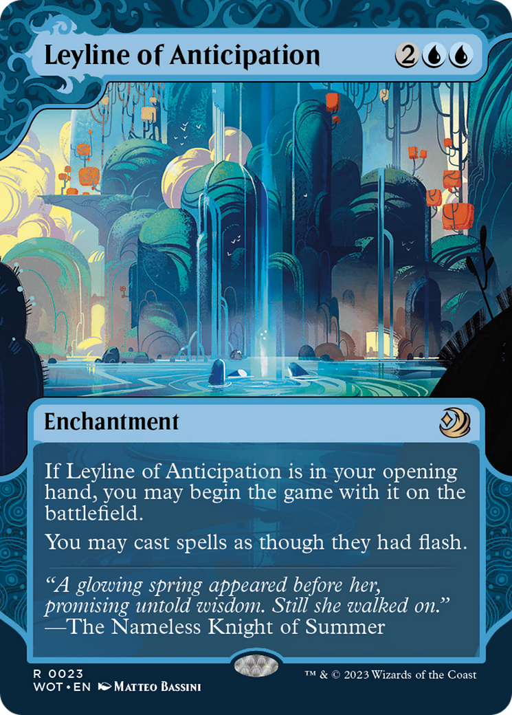Leyline of Anticipation [Wilds of Eldraine: Enchanting Tales] | Dragon's Lair Comics and Fantasy Houston TX