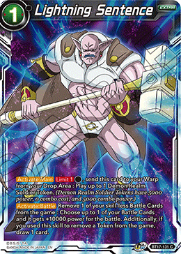 Lightning Sentence (BT17-131) [Ultimate Squad] | Dragon's Lair Comics and Fantasy Houston TX