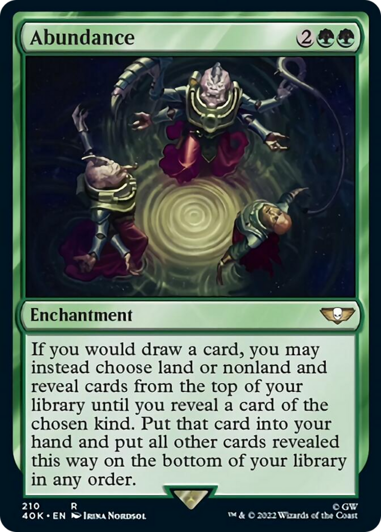 Abundance (Surge Foil) [Warhammer 40,000] | Dragon's Lair Comics and Fantasy Houston TX