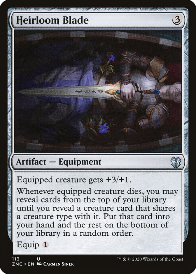 Heirloom Blade [Zendikar Rising Commander] | Dragon's Lair Comics and Fantasy Houston TX