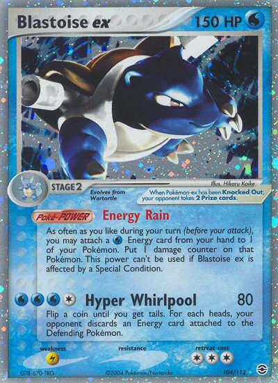 Blastoise ex (104/112) [EX: FireRed & LeafGreen] | Dragon's Lair Comics and Fantasy Houston TX