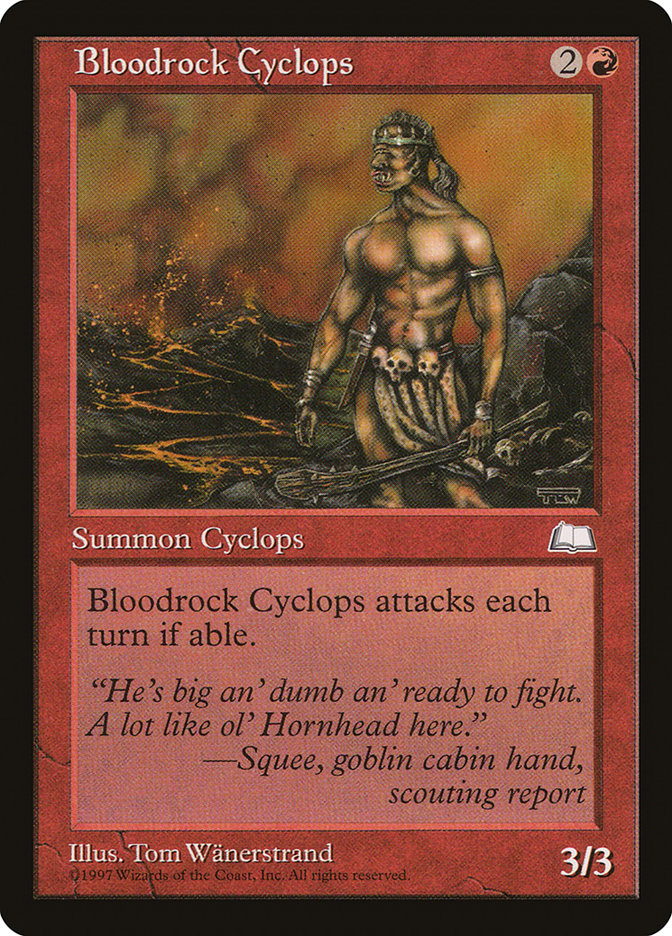 Bloodrock Cyclops [Weatherlight] | Dragon's Lair Comics and Fantasy Houston TX