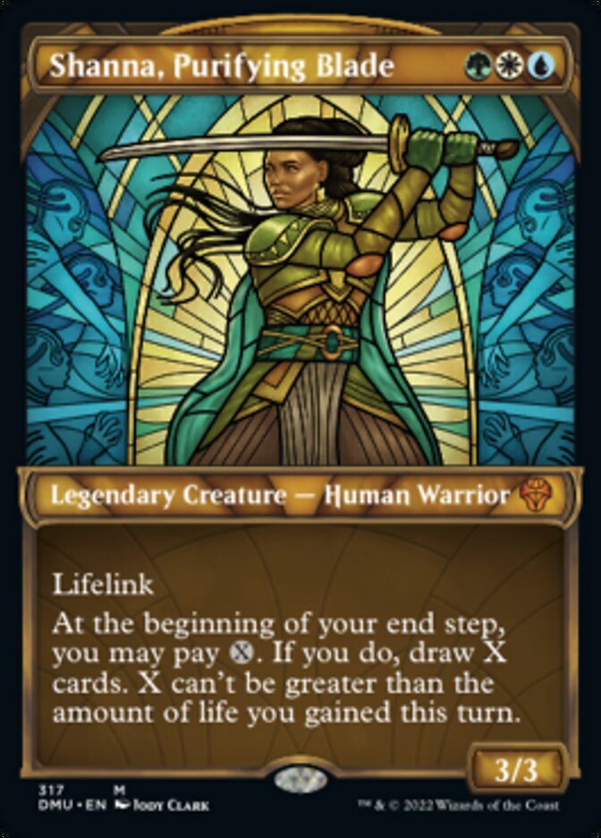 Shanna, Purifying Blade (Showcase) [Dominaria United] | Dragon's Lair Comics and Fantasy Houston TX