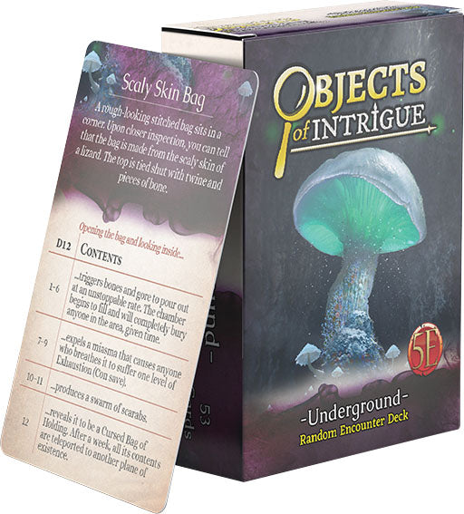 Game Masters Toolbox: Objects of Intrigue - Underground | Dragon's Lair Comics and Fantasy Houston TX