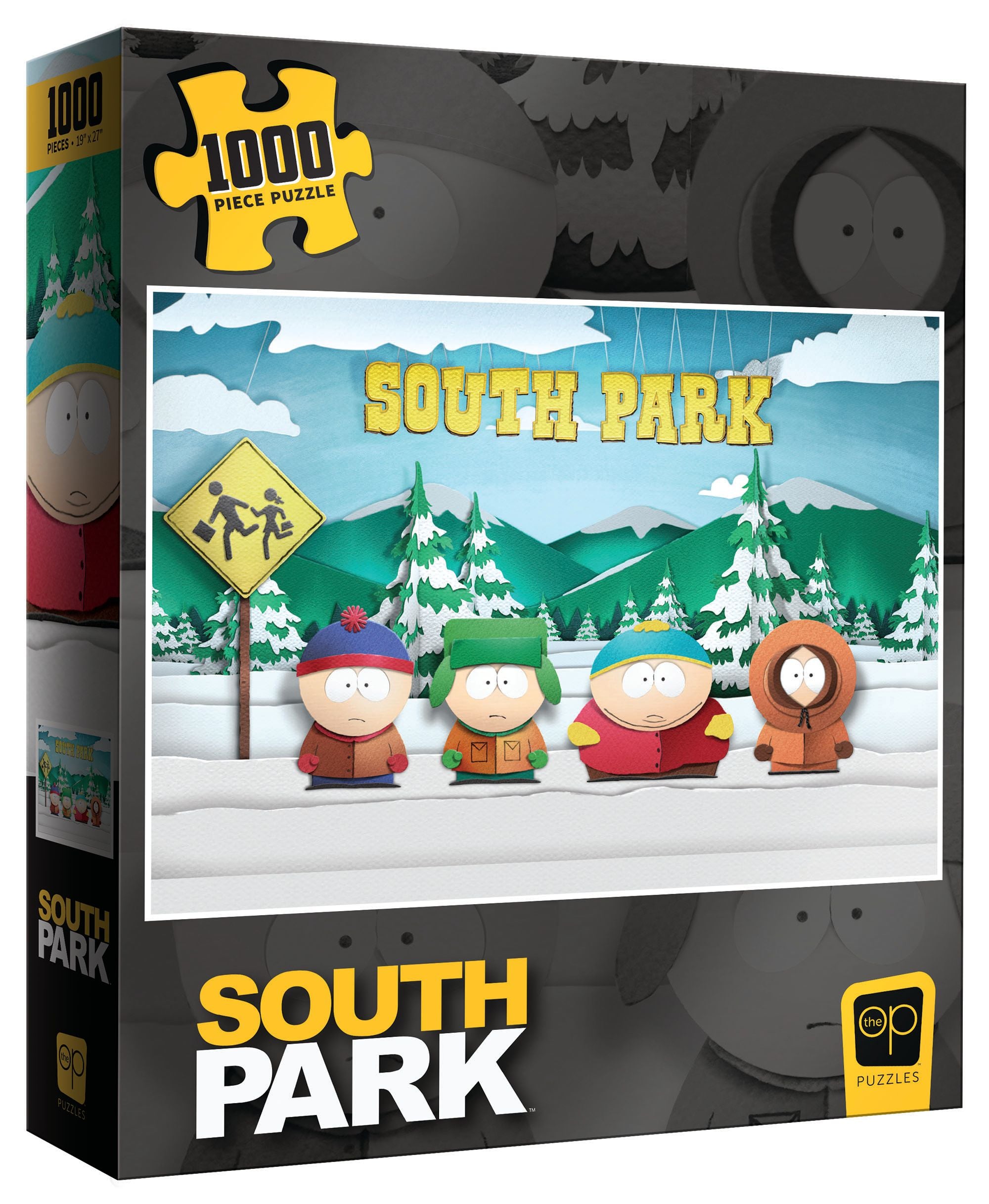 Puzzle: South Park - Paper Bus Stop 1000pcs | Dragon's Lair Comics and Fantasy Houston TX