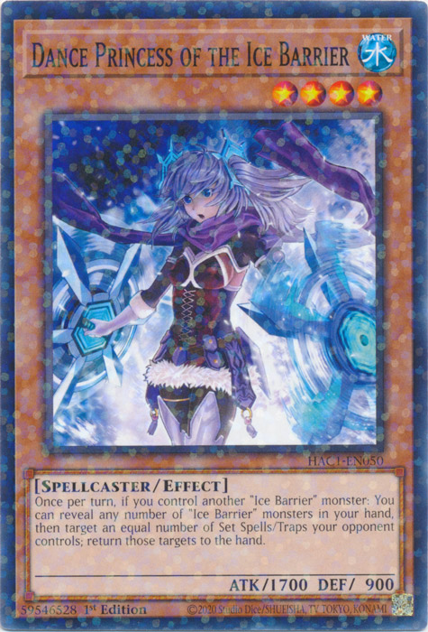 Dance Princess of the Ice Barrier (Duel Terminal) [HAC1-EN050] Common | Dragon's Lair Comics and Fantasy Houston TX
