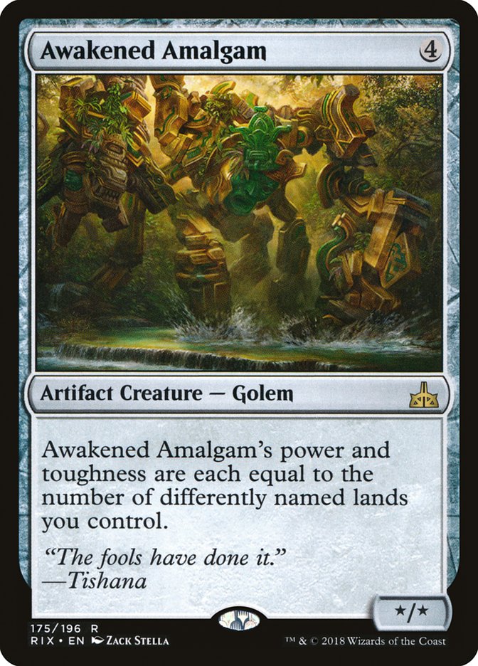 Awakened Amalgam [Rivals of Ixalan] | Dragon's Lair Comics and Fantasy Houston TX