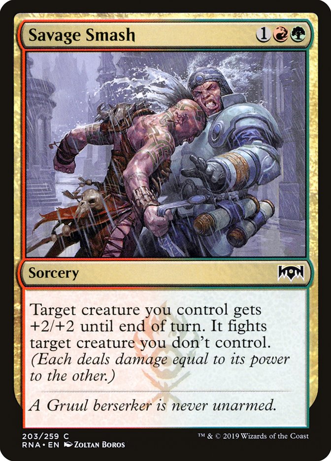 Savage Smash [Ravnica Allegiance] | Dragon's Lair Comics and Fantasy Houston TX