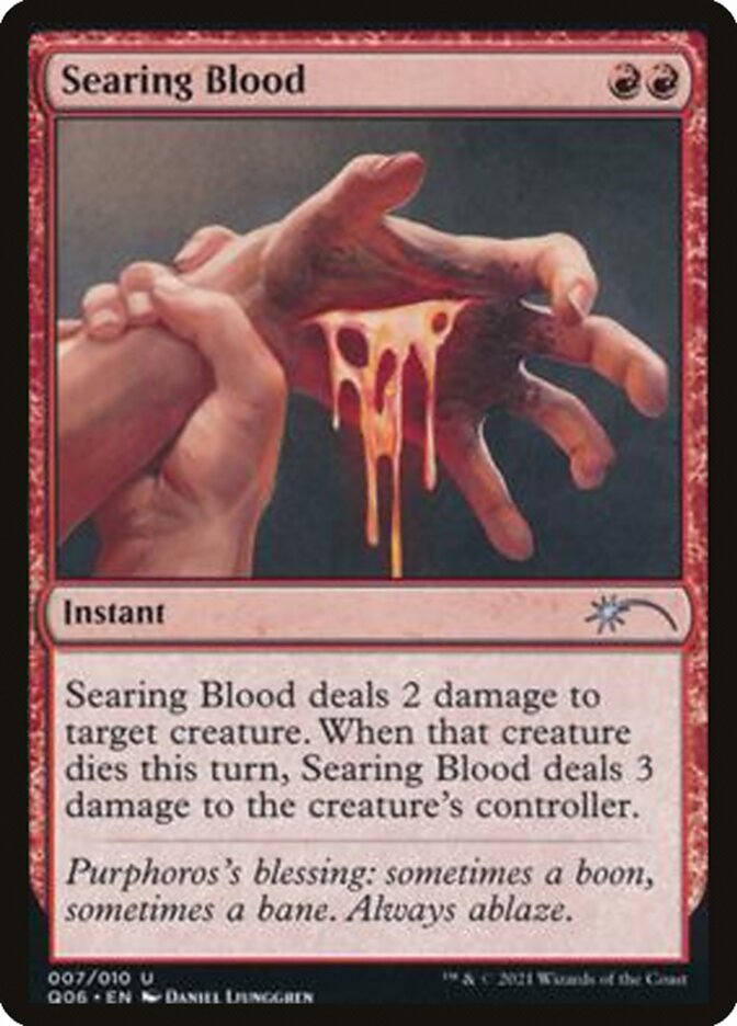 Searing Blood [Pioneer Challenger Decks 2021] | Dragon's Lair Comics and Fantasy Houston TX