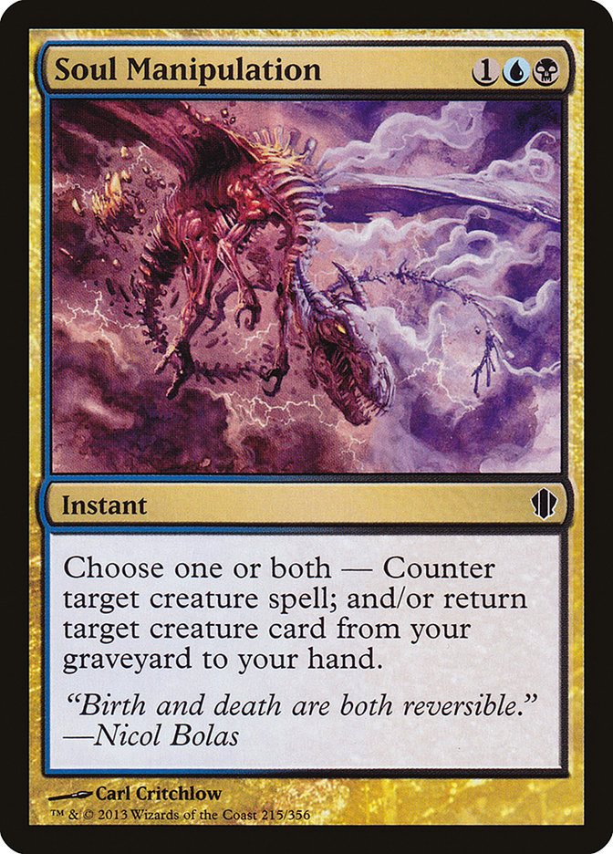 Soul Manipulation [Commander 2013] | Dragon's Lair Comics and Fantasy Houston TX