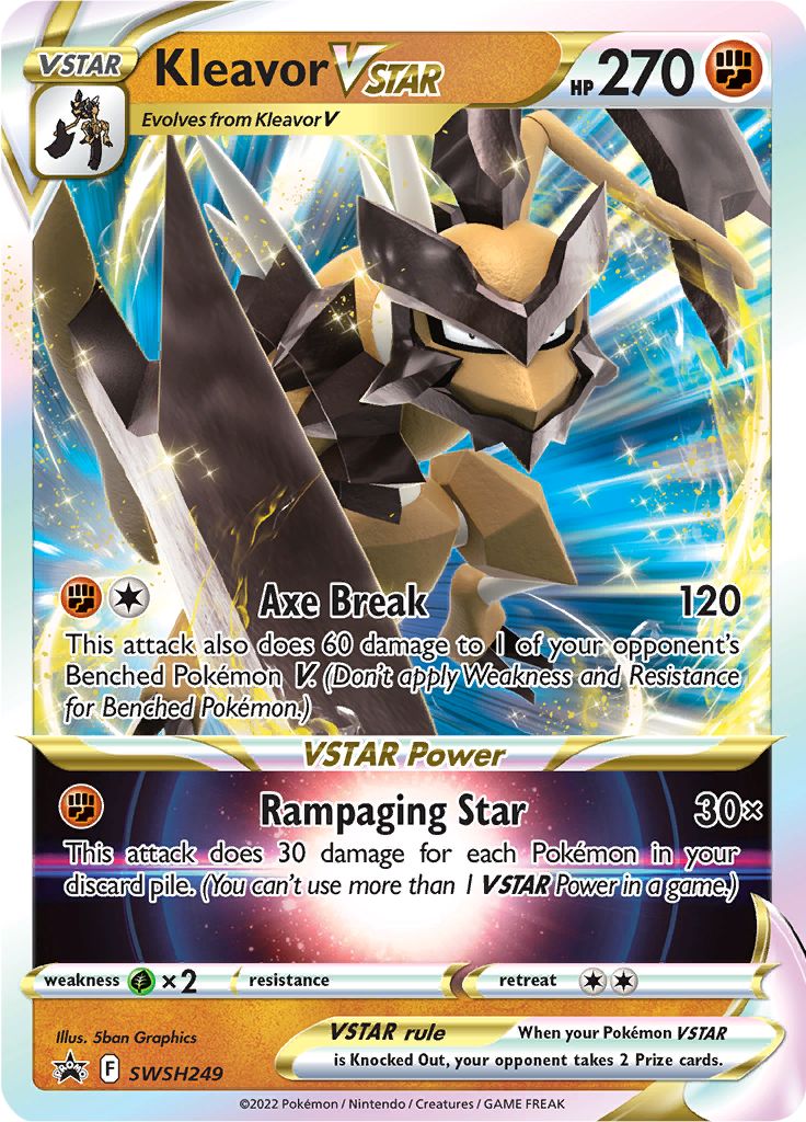 Kleavor VSTAR (SWSH249) (Jumbo Card) [Sword & Shield: Black Star Promos] | Dragon's Lair Comics and Fantasy Houston TX