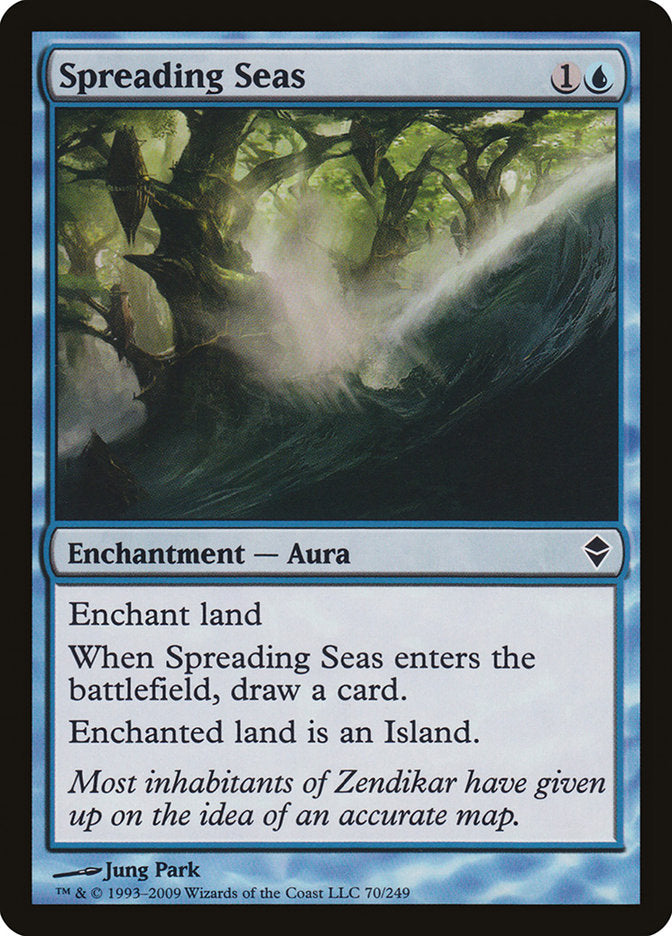 Spreading Seas [Zendikar] | Dragon's Lair Comics and Fantasy Houston TX
