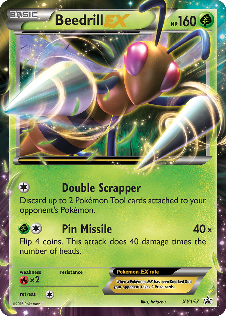 Beedrill EX (XY157) [XY: Black Star Promos] | Dragon's Lair Comics and Fantasy Houston TX