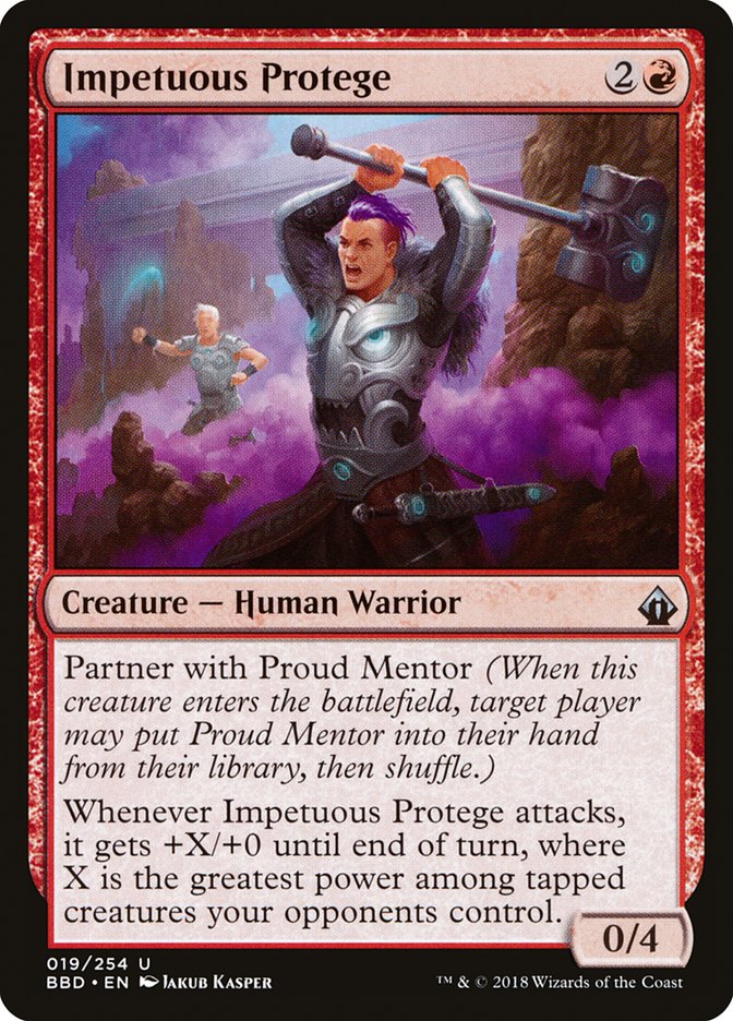 Impetuous Protege [Battlebond] | Dragon's Lair Comics and Fantasy Houston TX