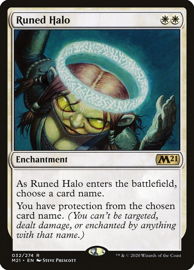 Runed Halo [Core Set 2021] | Dragon's Lair Comics and Fantasy Houston TX
