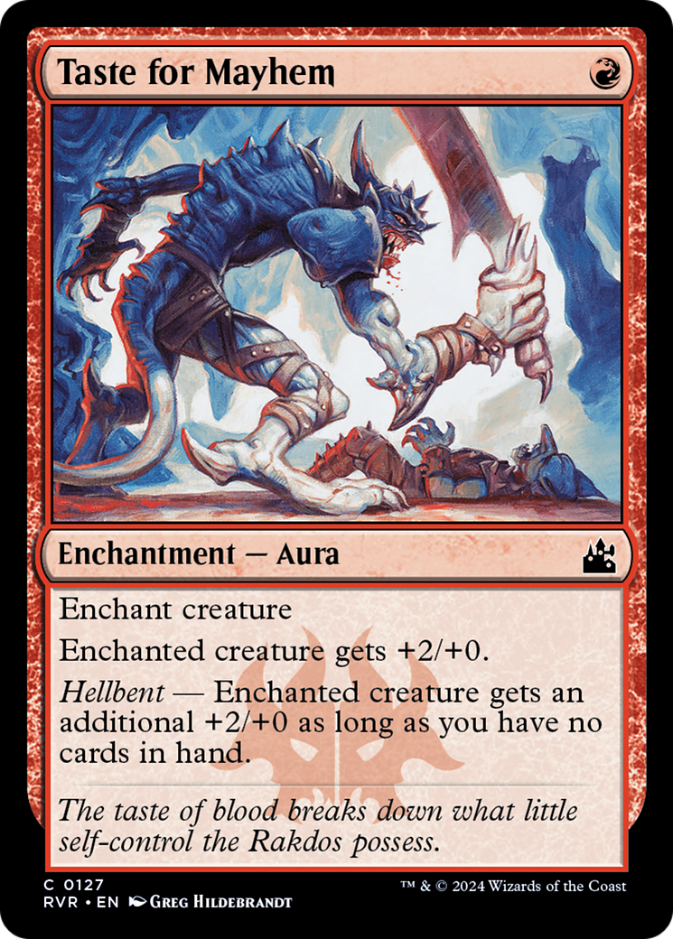 Taste for Mayhem [Ravnica Remastered] | Dragon's Lair Comics and Fantasy Houston TX