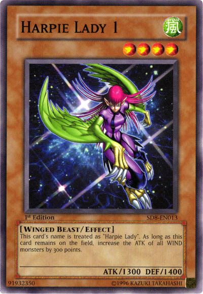 Harpie Lady 1 [SD8-EN013] Common | Dragon's Lair Comics and Fantasy Houston TX