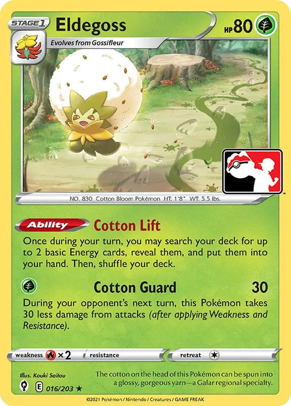 Eldegoss (016/203) [Prize Pack Series One] | Dragon's Lair Comics and Fantasy Houston TX