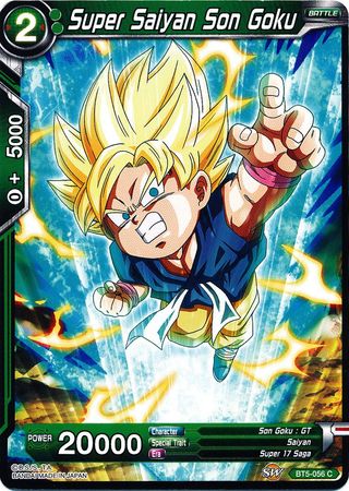 Super Saiyan Son Goku (Green) (BT5-056) [Miraculous Revival] | Dragon's Lair Comics and Fantasy Houston TX