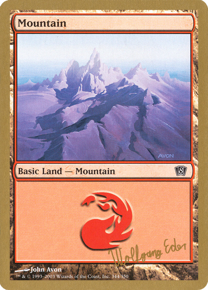 Mountain (Wolfgang Eder) [World Championship Decks 2003] | Dragon's Lair Comics and Fantasy Houston TX