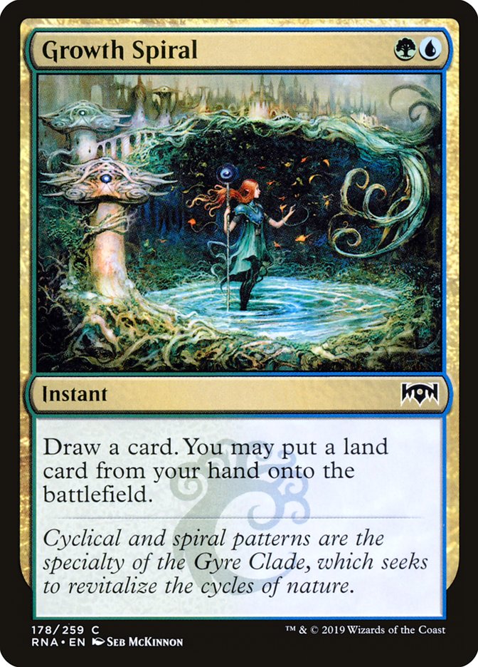 Growth Spiral [Ravnica Allegiance] | Dragon's Lair Comics and Fantasy Houston TX