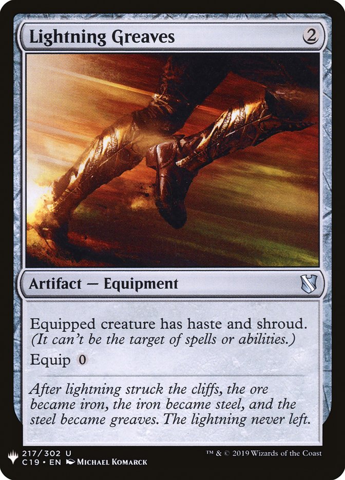 Lightning Greaves [Mystery Booster] | Dragon's Lair Comics and Fantasy Houston TX
