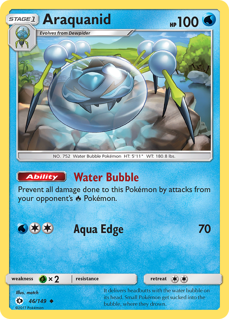 Araquanid (46/149) [Sun & Moon: Base Set] | Dragon's Lair Comics and Fantasy Houston TX