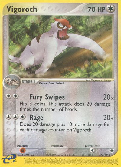 Vigoroth (47/109) [EX: Ruby & Sapphire] | Dragon's Lair Comics and Fantasy Houston TX