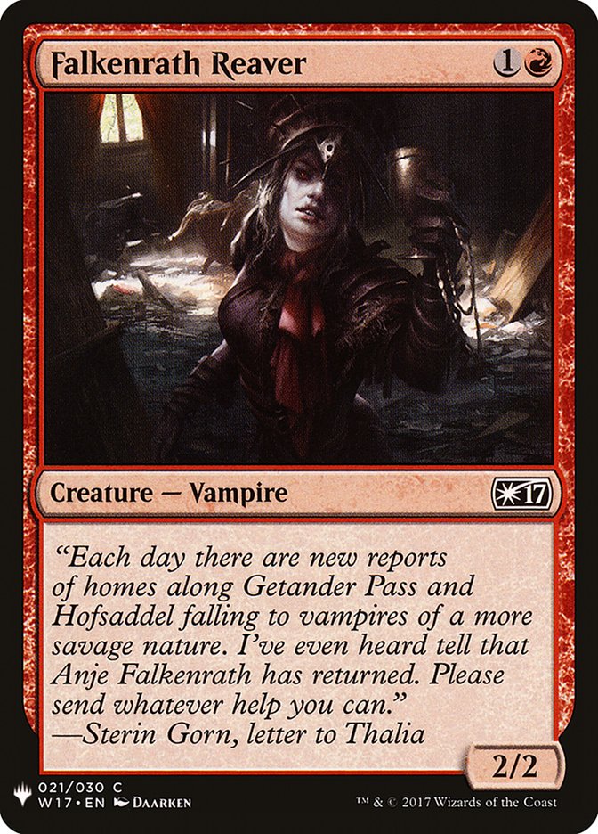 Falkenrath Reaver [Mystery Booster] | Dragon's Lair Comics and Fantasy Houston TX