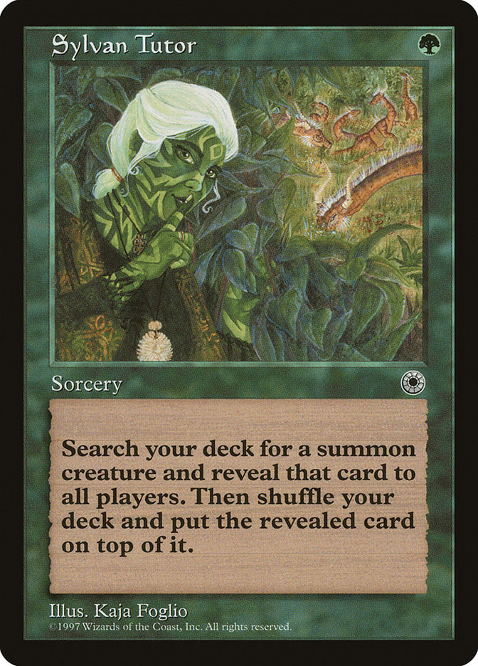 Sylvan Tutor [Portal] | Dragon's Lair Comics and Fantasy Houston TX