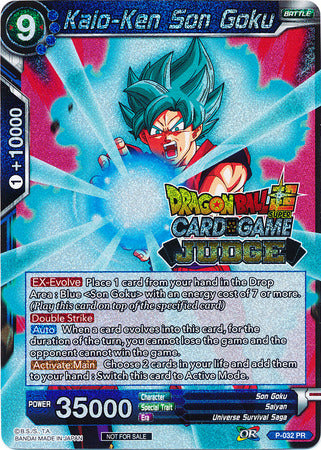 Kaio-Ken Son Goku (P-032) [Judge Promotion Cards] | Dragon's Lair Comics and Fantasy Houston TX