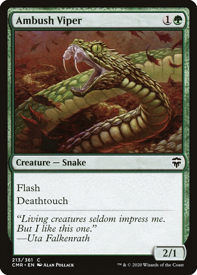 Ambush Viper [Commander Legends] | Dragon's Lair Comics and Fantasy Houston TX