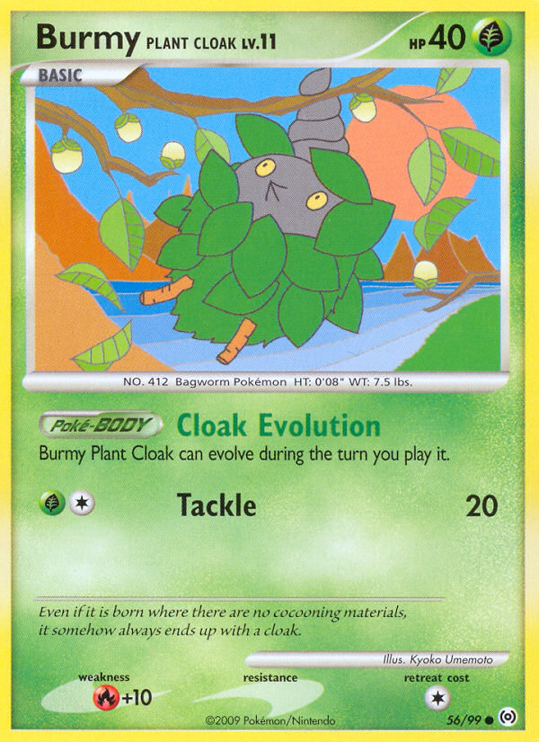 Burmy Plant Cloak (56/99) [Platinum: Arceus] | Dragon's Lair Comics and Fantasy Houston TX