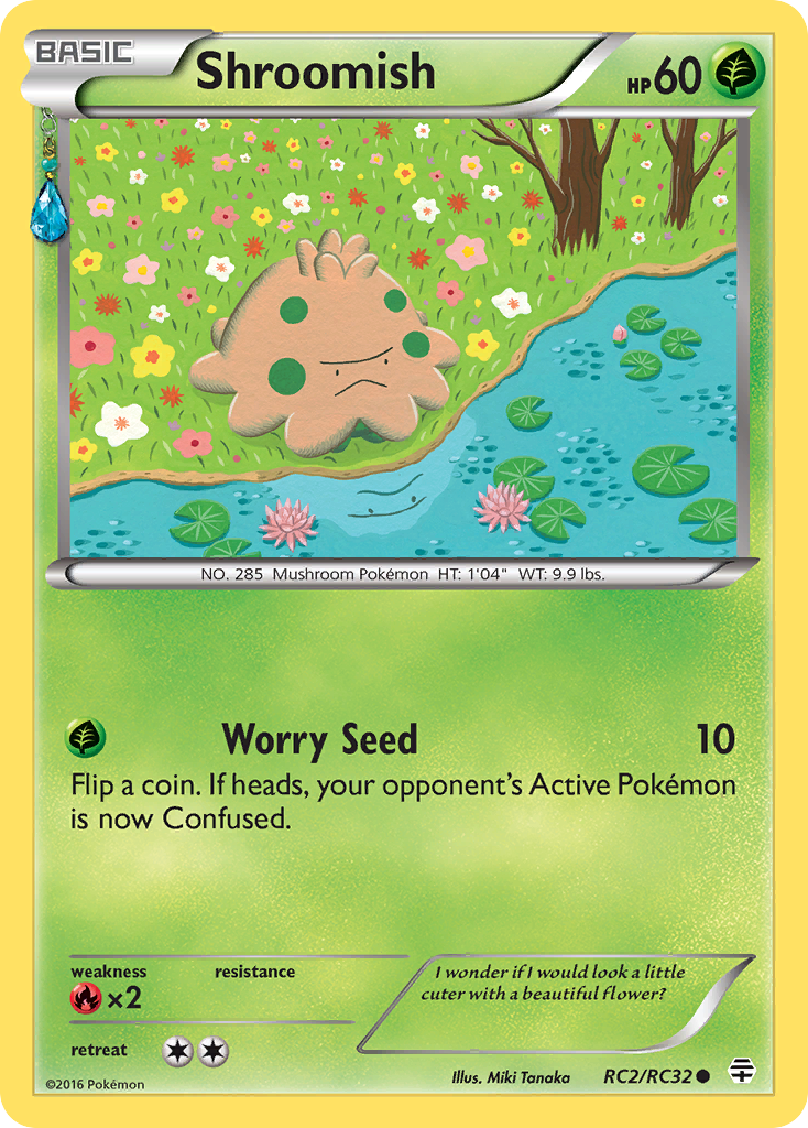 Shroomish (RC2/RC32) [XY: Generations] | Dragon's Lair Comics and Fantasy Houston TX