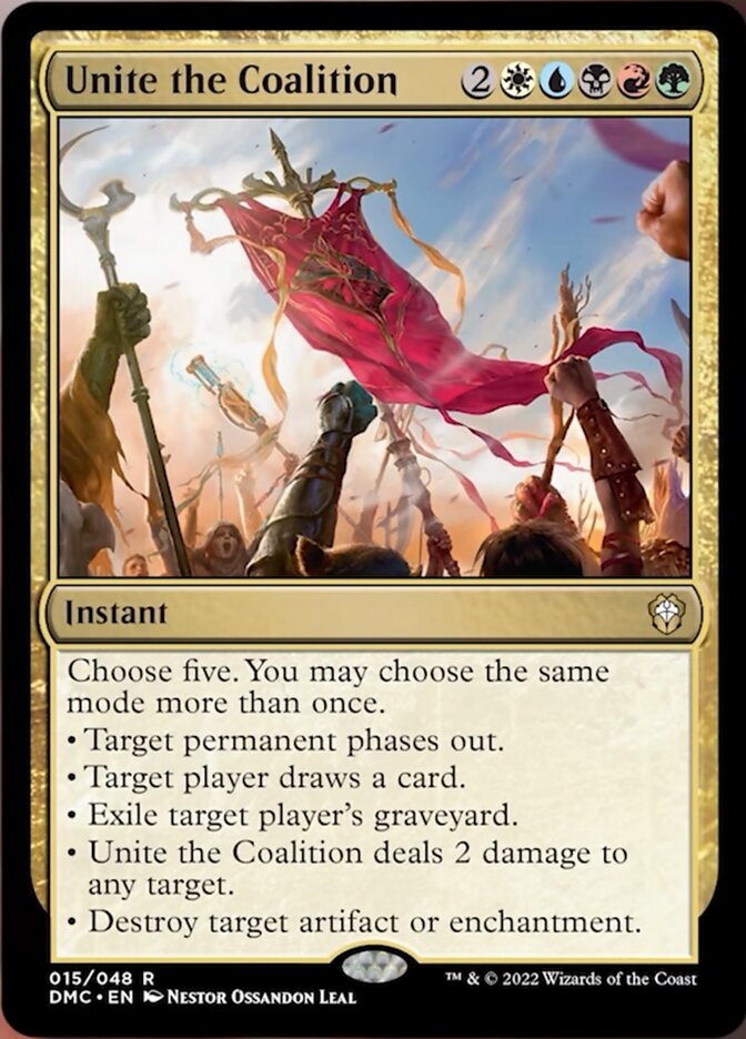 Unite the Coalition [Dominaria United Commander] | Dragon's Lair Comics and Fantasy Houston TX