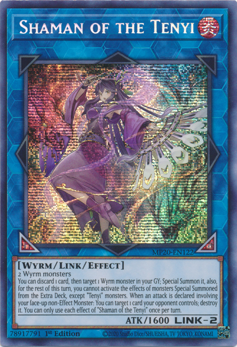Shaman of the Tenyi [MP20-EN122] Prismatic Secret Rare | Dragon's Lair Comics and Fantasy Houston TX