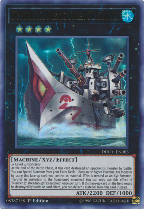 Number 27: Dreadnought Dreadnoid [DUOV-EN083] Ultra Rare | Dragon's Lair Comics and Fantasy Houston TX