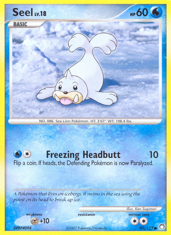 Seel (97/123) [Diamond & Pearl: Mysterious Treasures] | Dragon's Lair Comics and Fantasy Houston TX