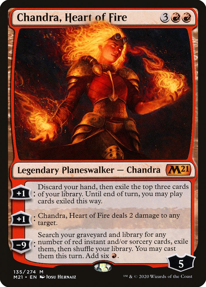 Chandra, Heart of Fire [Core Set 2021] | Dragon's Lair Comics and Fantasy Houston TX