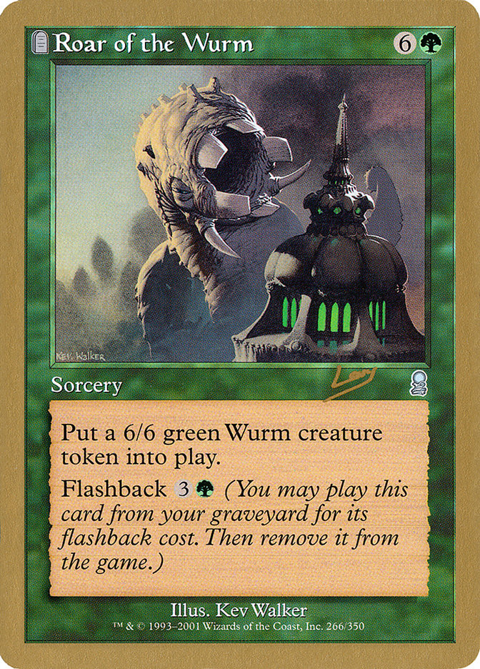 Roar of the Wurm (Raphael Levy) [World Championship Decks 2002] | Dragon's Lair Comics and Fantasy Houston TX